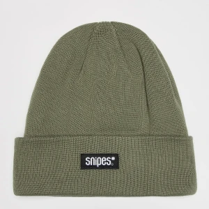 SNIPES Woven Label Beanie uniseks Czapki beanie czarny rozmiar Akcesoria