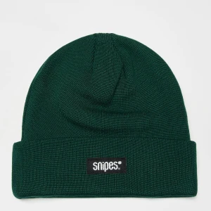 SNIPES Woven Label Beanie uniseks Czapki beanie zielony rozmiar Akcesoria