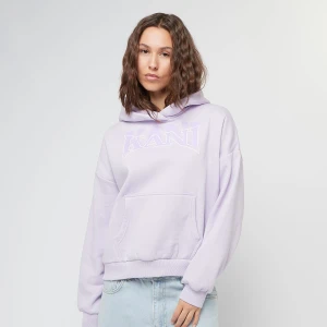 Karl Kani Woven Print OS Hoodie Lilac kobiety Bluzy fioletowy rozmiar Odzież