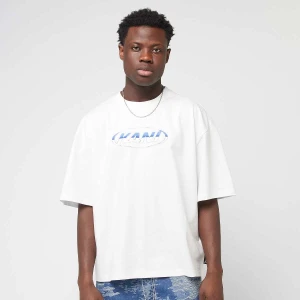 Karl Kani Woven Signature Chrome Logo Crop Tee mężczyźni T-Shirty i Polo biały rozmiar Odzież