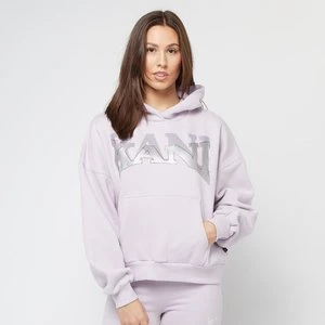 Woven Signature Glitter OS Hoodie lilac, markiKarl Kani, Bluzy, w kolorze fioletowy, rozmiar: