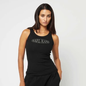 Woven Signature Rhinestone Rib Tank Karl Kani