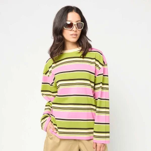 Woven Signature Stripe Oversized Longsleeve Karl Kani