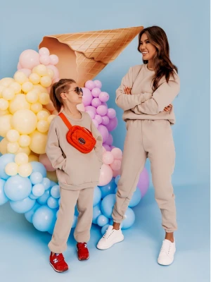 WP bluza dresowa dziecięca - beżowa  magmac 