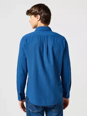 Wrangler 1 Pocket Flannel Shirt Wrangler Blue Size