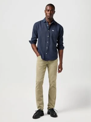 Wrangler 1 Pocket Shirt Dark Navy Size