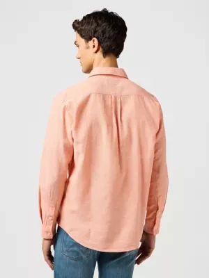 Wrangler 1 Pocket Shirt Flamingo Size