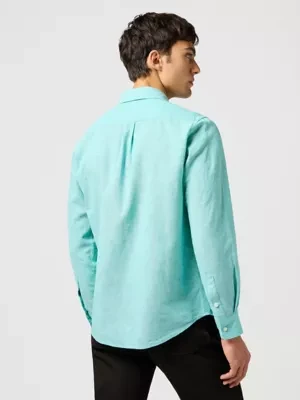 Wrangler 1 Pocket Shirt Latigo Bay Size