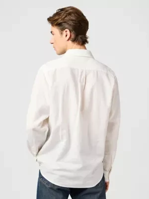 Wrangler 1 Pocket Shirt White Size