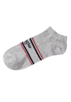 Wrangler 3 Pack Low Socks Grey Mix Size