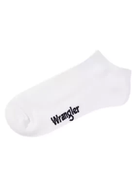 Wrangler 3 Pack Low Socks White Size