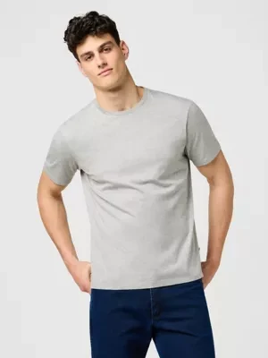 Wrangler 3 Pack Regular Tees White Grey Black Size