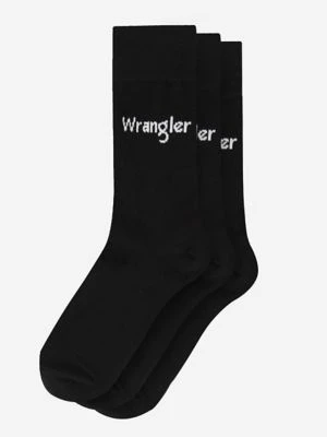 Wrangler 3-Pack Socks Black Mix Size