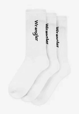 Wrangler 3-Pack Sport Socks White Size