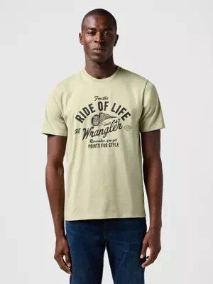 Wrangler Americana Tee Tea Size