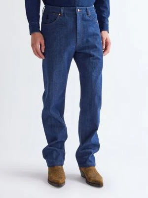 Wrangler Blue Bell 13MWZ Original Cowboy Cut Jean Indigo Raw Size 38 x34