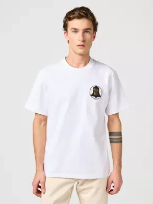 Wrangler Blue Bell Regular Tee White Size