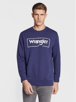 Wrangler Bluza Frame Logo W662HAB51 112321426 Fioletowy Regular Fit