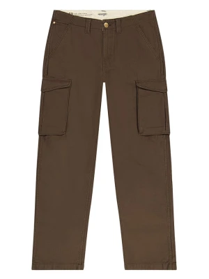 Wrangler Bojówki w kolorze ciemnobrązowym rozmiar: W31/L34