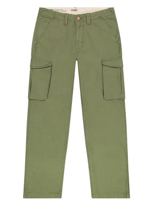 Wrangler Bojówki w kolorze zielonym rozmiar: W33/L32