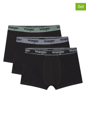 Wrangler Bokserki (3 pary) "Harry" w kolorze czarnym rozmiar: L