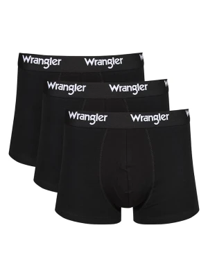 Wrangler Bokserki (3 pary) "Masson" w kolorze czarnym rozmiar: L