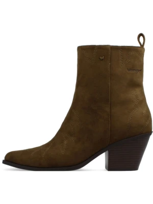 Wrangler Botki "Mae" w kolorze brązowym rozmiar: 38