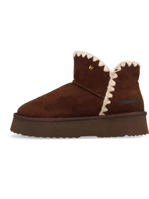 Wrangler Botki zimowe "Elsa" w kolorze brązowym rozmiar: 41