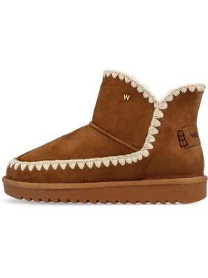 Wrangler Botki zimowe "Elsa" w kolorze jasnobrązowym rozmiar: 39