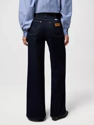 Wrangler Canyon Loose Jean Denim Lines Size 34 x32