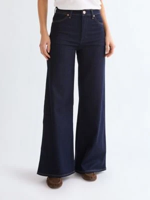 Wrangler Canyon Loose Jean Denim Lines Size 34 x32