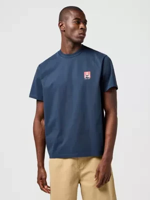 Wrangler Casey Jones Graphic Tee Dark Navy Size