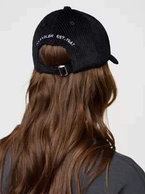 Wrangler Corduroy Cap Black