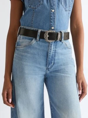 Wrangler Dana Leather Belt Black Size