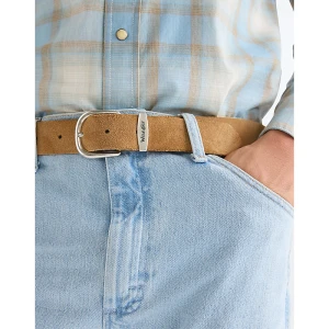 Wrangler Easy Leather Belt Brown Suede Size