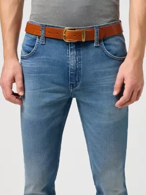 Wrangler Easy Leather Belt Cognac Size