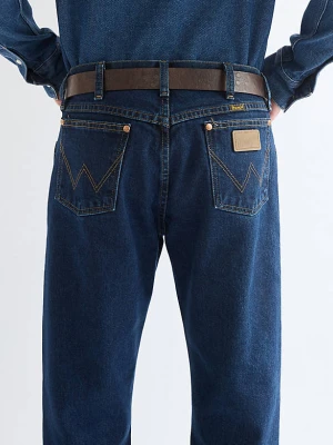 Wrangler Easy Leather Belt Dark Brown