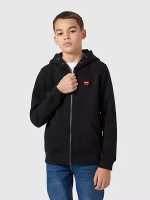 Wrangler Festival Badge Zip Hoodie Black Size 9/10