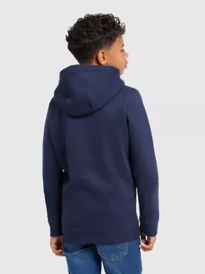 Wrangler Festival Badge Zip Hoodie Navy Blazer Size 9/10