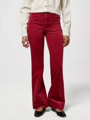 Wrangler Flare Corduroy Pant Earth Red Size 32 x34