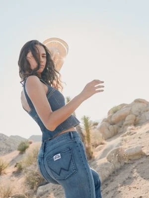 Wrangler Flare Jean Pioneer Pop Size 34 x34