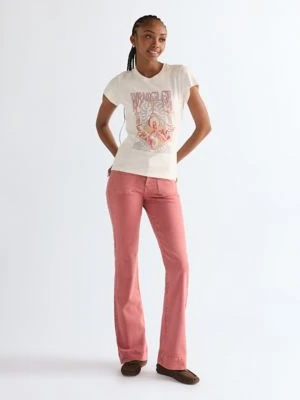 Wrangler Flare Jean Washed Red Size 32 x34