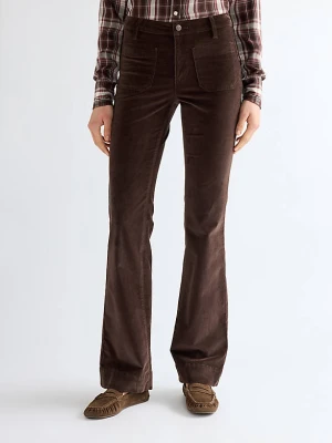 Wrangler Flare Trousers Chocolate Torte Size 32 x34