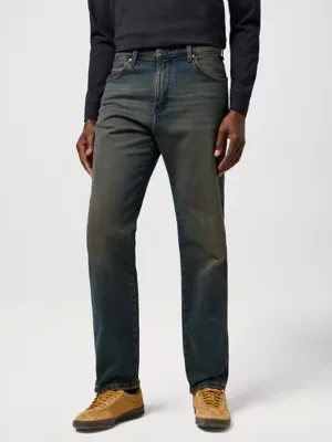 Wrangler Frontier Low Stretch Relaxed Straight Jean Nebula Black Size 38 x34