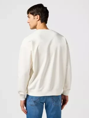 Wrangler Graphic Crew Vintage White Size