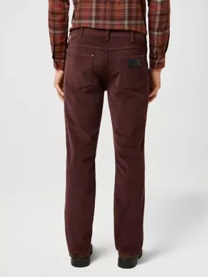 Wrangler Greensboro Corduroy Straight Pant Mahogany Size 44 x34