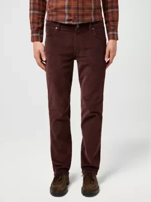 Wrangler Greensboro Corduroy Straight Pant Mahogany Size 44 x34