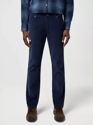 Wrangler Greensboro Corduroy Straight Pant Mood Indigo Size 44 x34