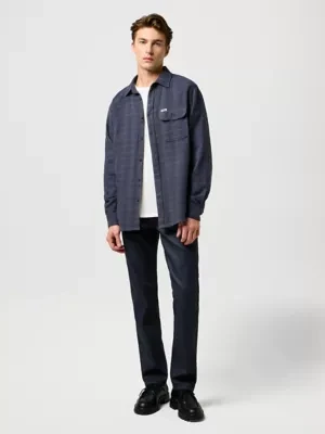 Wrangler Greensboro High Stretch Straight Jean Indigo Coated Size 42 x34
