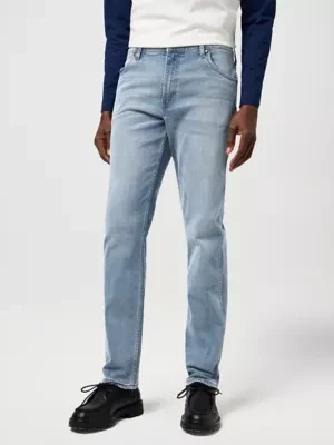 Wrangler Greensboro Low Stretch Straight Jean Grey Light Size 44 x34